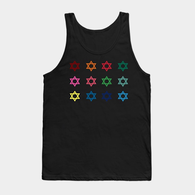 Jewish stars Tank Top by ampp